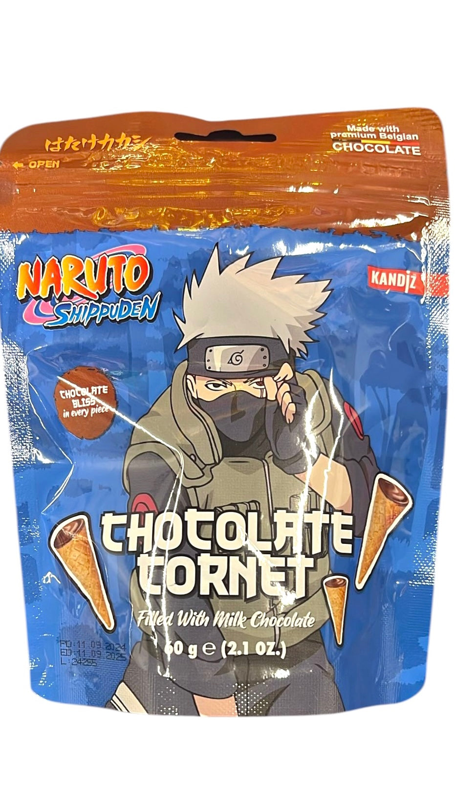 Naruto Bites Chocolate Cornet (60g)