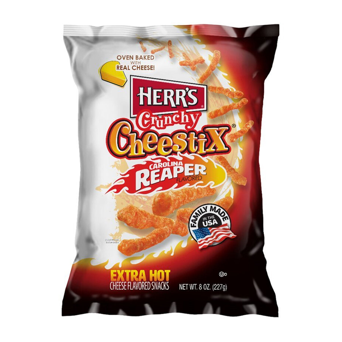 HERR´S Crunchy Cheestix Carolina Reaper (227g)