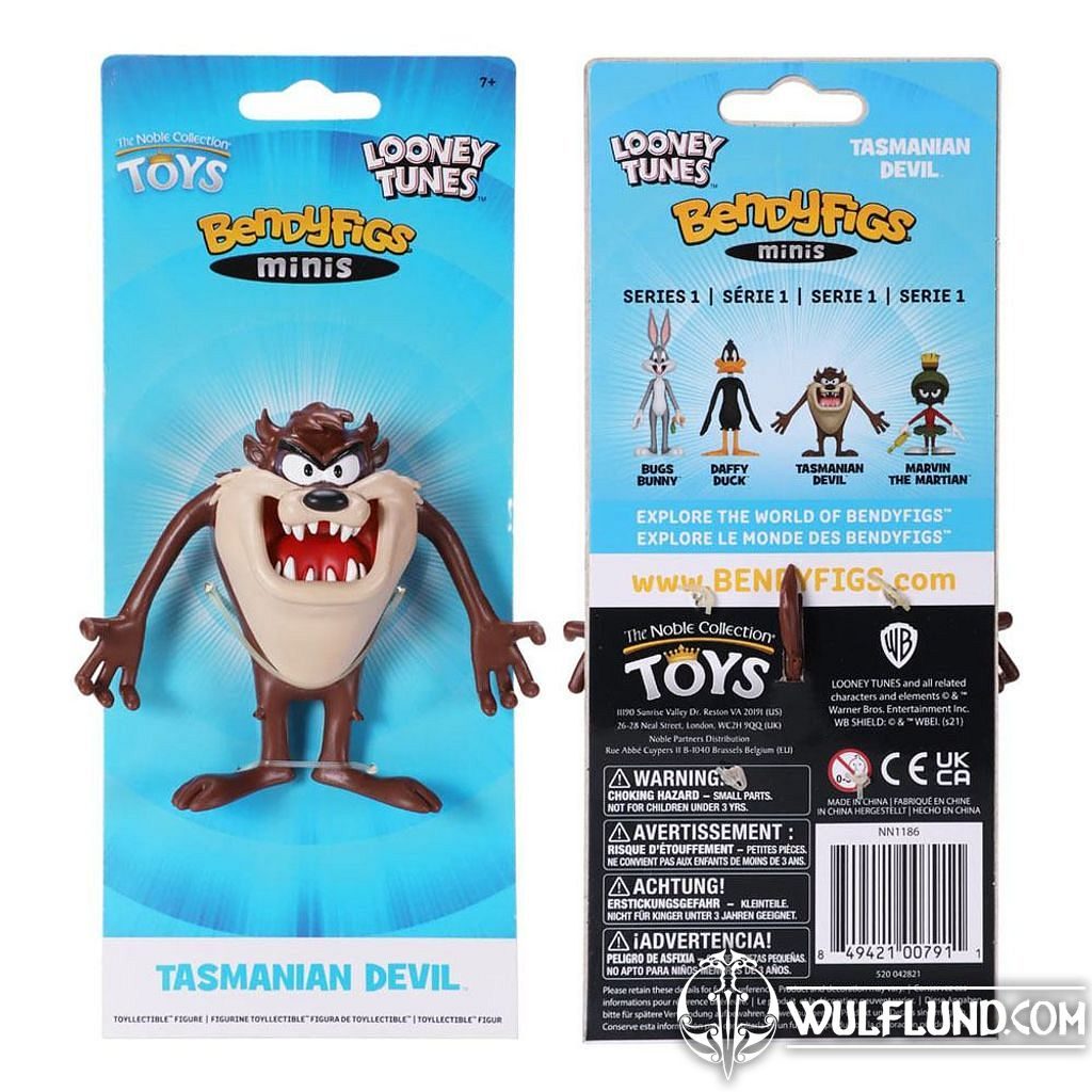 Looney Tunes - Tasmanian Devil Bendyfigs Figur