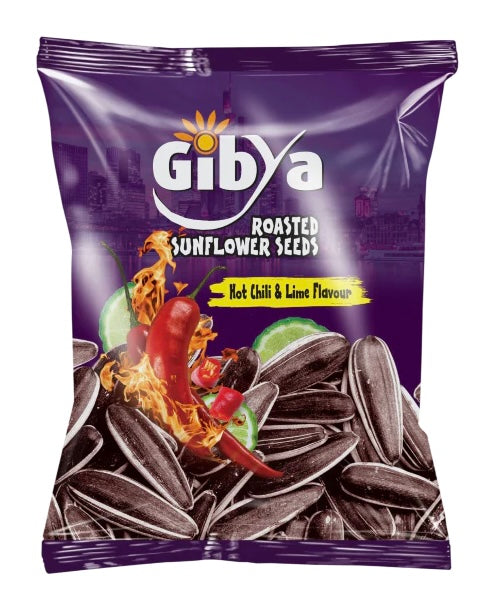 Gibya - Sonnenblumenkerne Hot Chili & Lime Flavour (100 g)