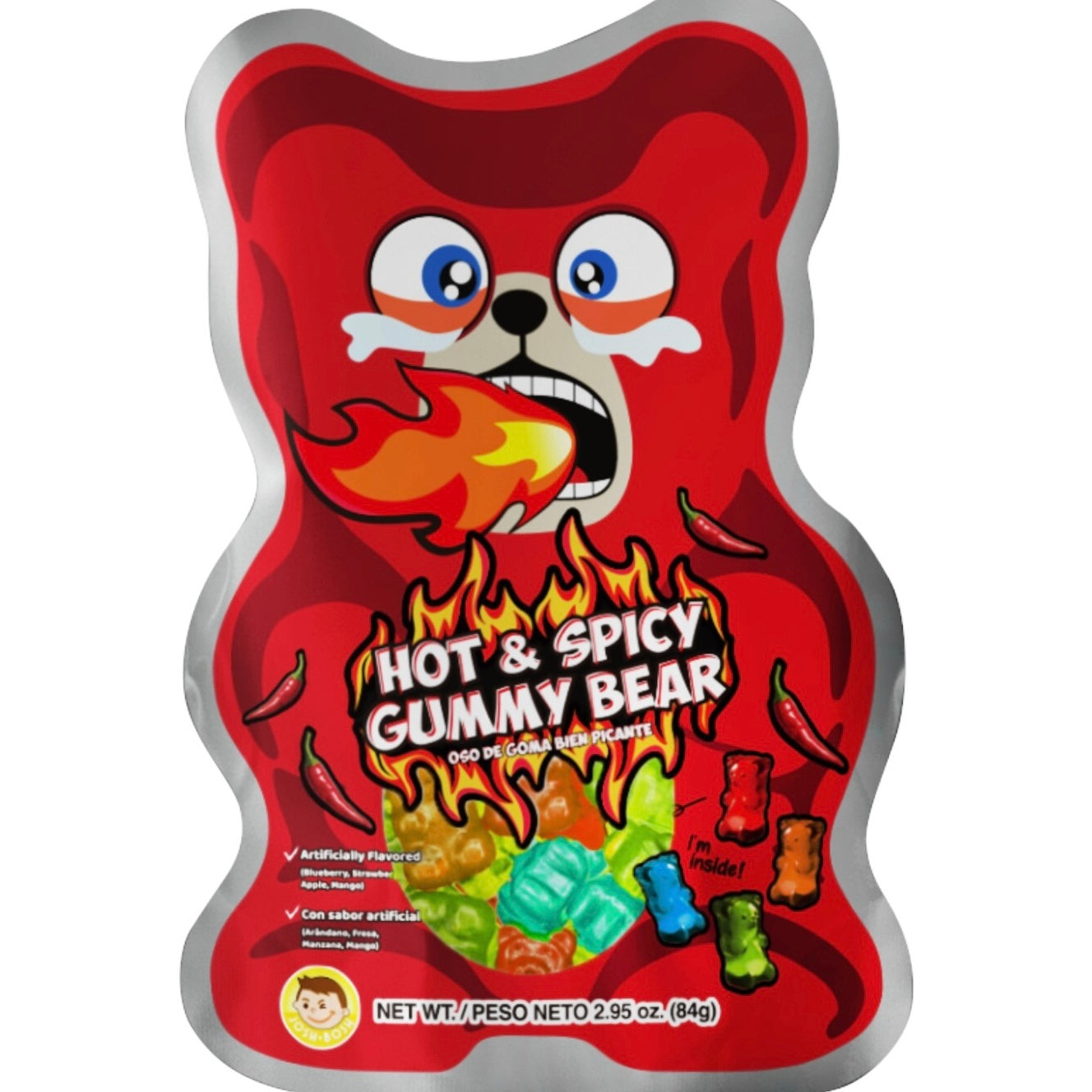 Pocas Hot & Spicy Gummy Bear (84g)